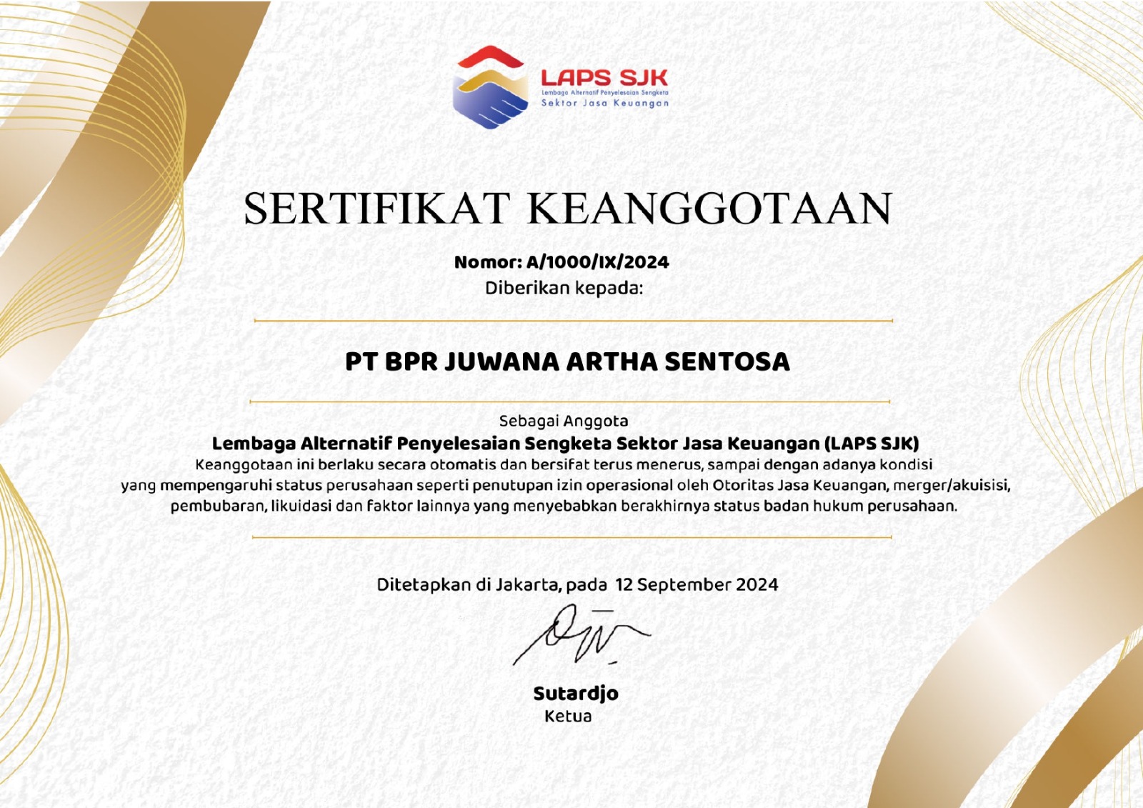 Sertifikat LPS