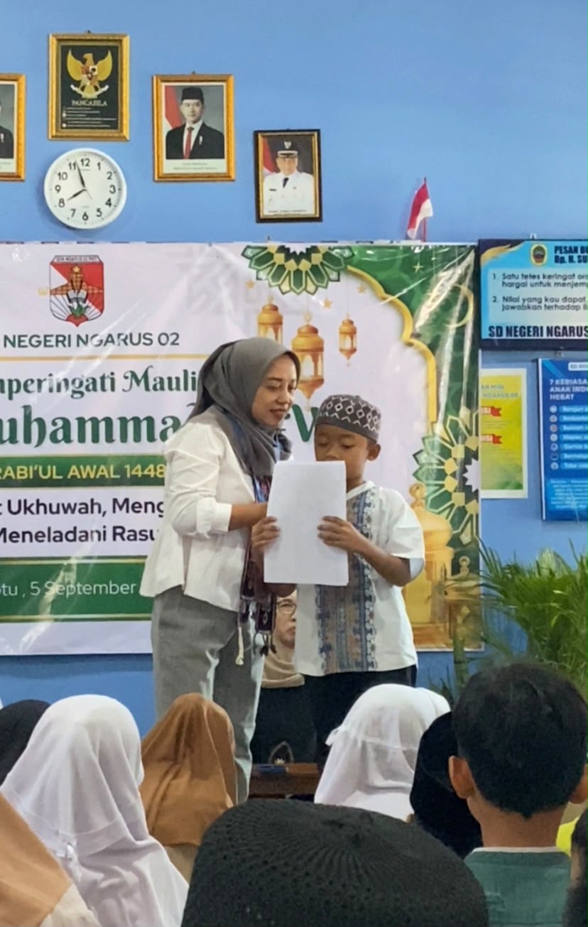 Daily Visits SD Ngarus 02 Pati Dalam rangka GENCARKAN dan KEJAR (satu rekening satu pelajar)