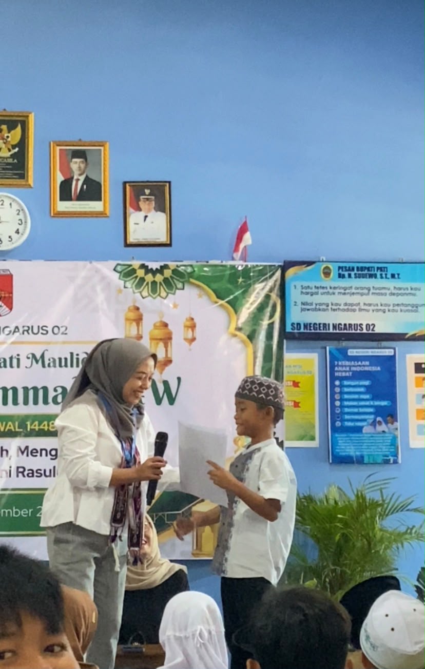 Daily Visits SD Ngarus 02 Pati Dalam rangka GENCARKAN dan KEJAR (satu rekening satu pelajar)